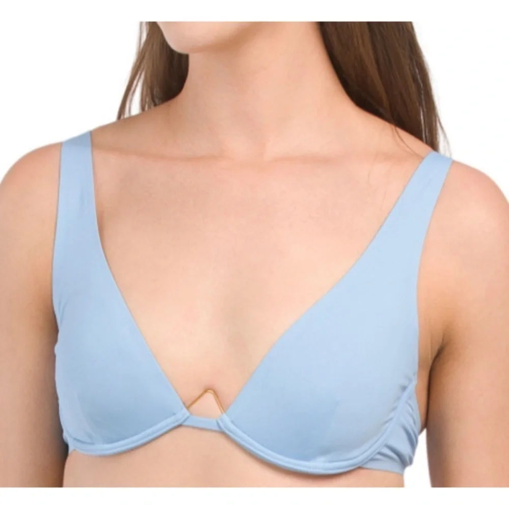 NEW L*SPACE Fused Alana Bikini Top in Aura